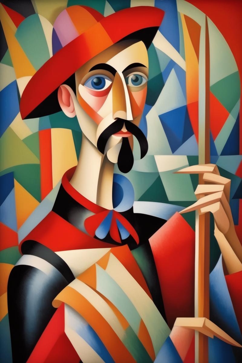 00496-2983219378-_lora_Jean Metzinger Style_1_Jean Metzinger Style - Don Quixote from Miguel de Cervantes' novel Don Quixote colourful portrait,.png